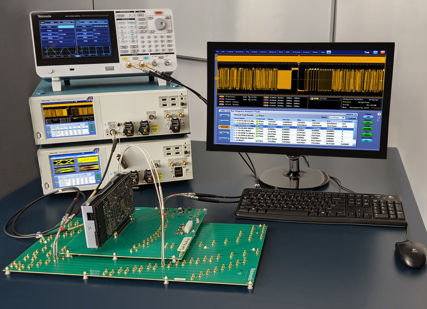 Tektronix introduces PCI Express® 5.0 transceiver and reference clock solution
